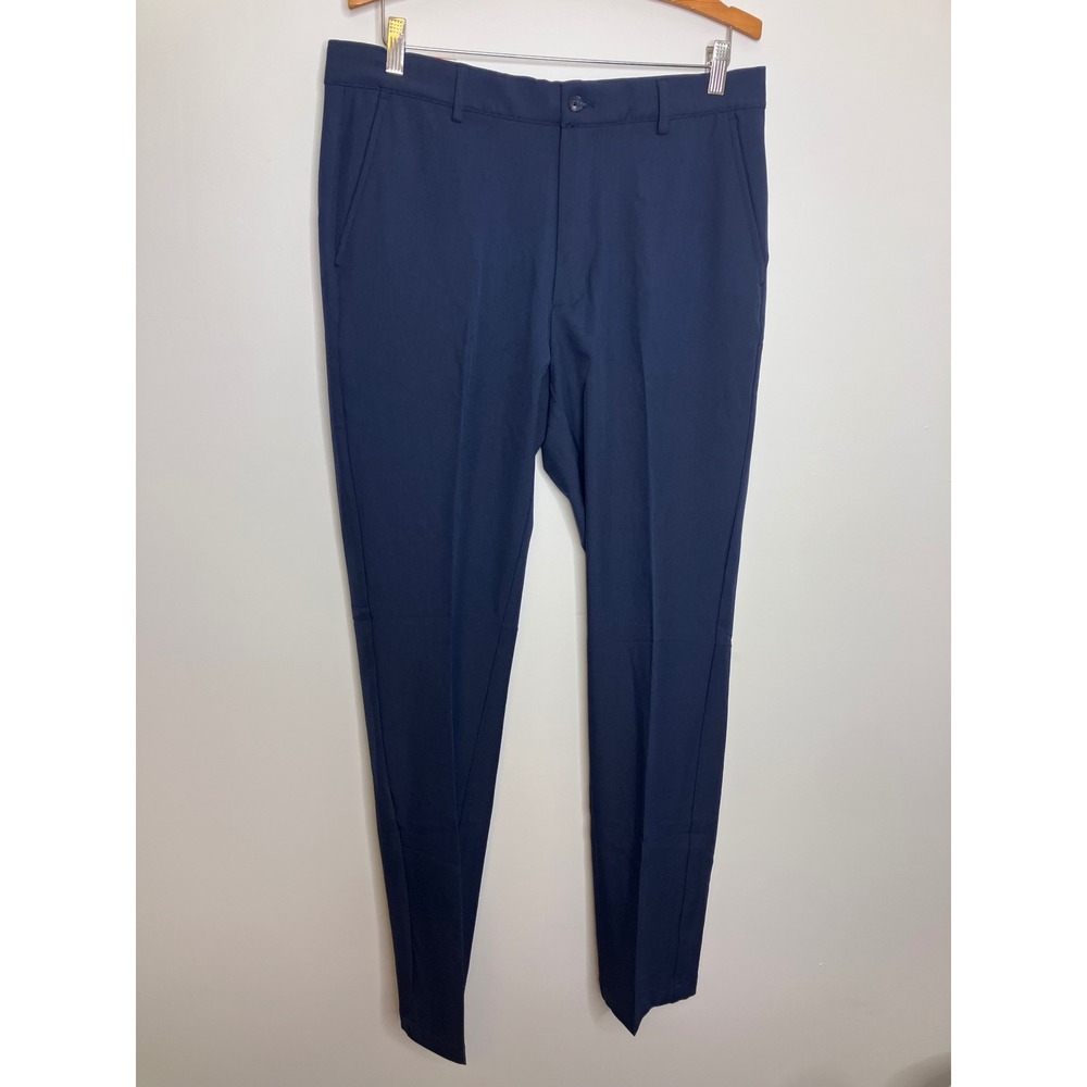 Greg Norman Ultimate Travel Pants Mens 34x34 Navy Blue New Performance Stretch